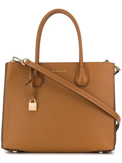 michael kors brown leather and turtle shell|Michael Kors handbags.